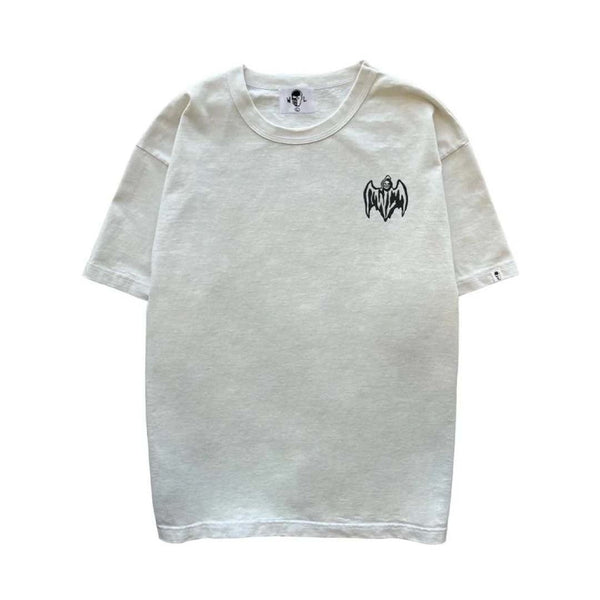 Warren Lotas Bat Logo Tofu Cream/Black Tee by Warren Lotas - NWAHype 1 for streetwear T-Shirts in USA