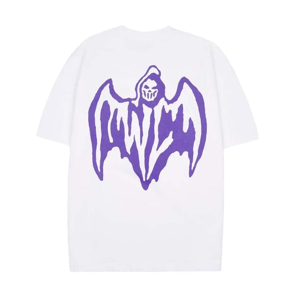 Warren Lotas Bat Logo White Purple Tee by Warren Lotas - NWAHype 1 for streetwear T-Shirts in USA