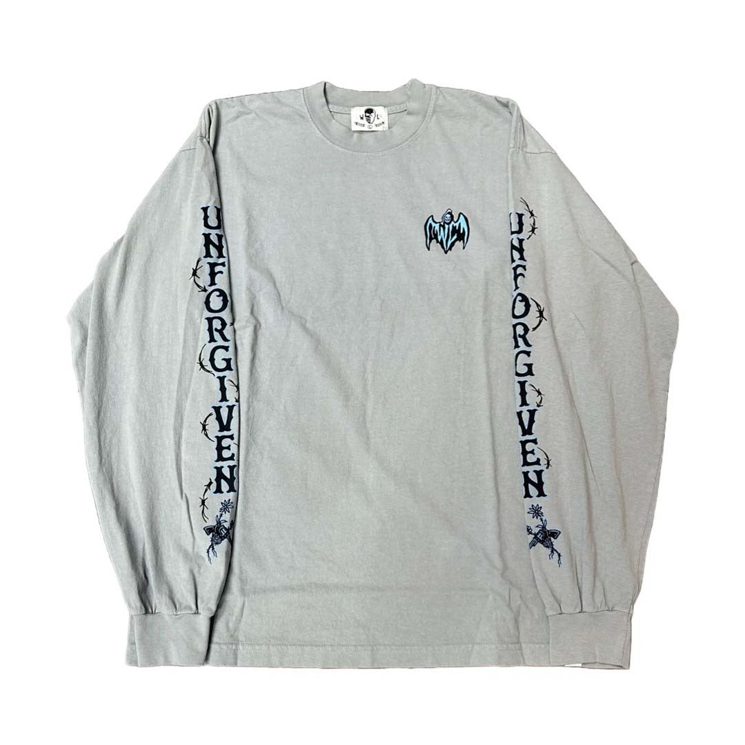 Warren Lotas Unforgiven Long Sleeve Grey Tee by Warren Lotas - NWAHype 1 for streetwear T-Shirts in USA