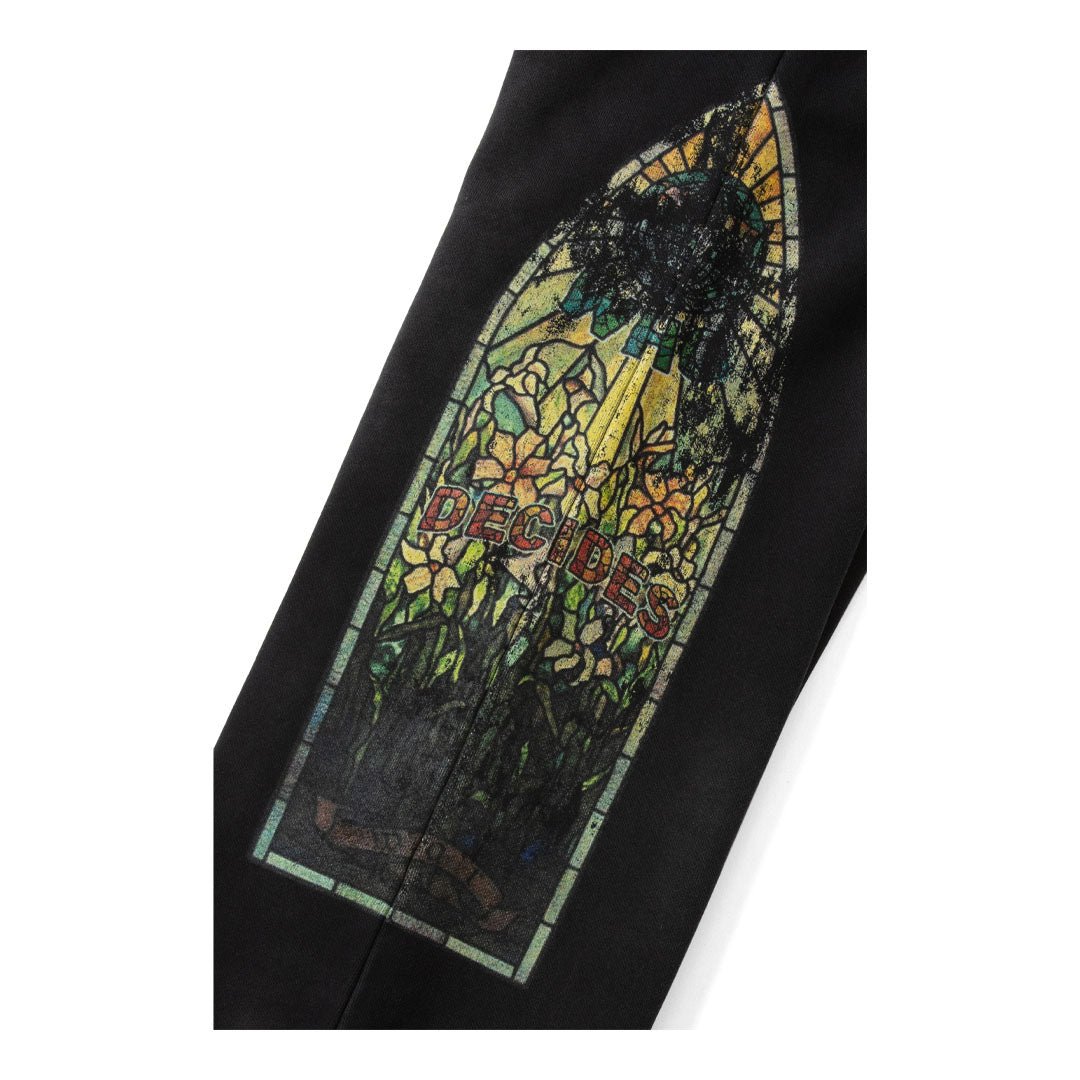 Who Decides War Faded Black Coal Sweatpants by Who Decides War - NWAHype 1 for streetwear Pants in USA