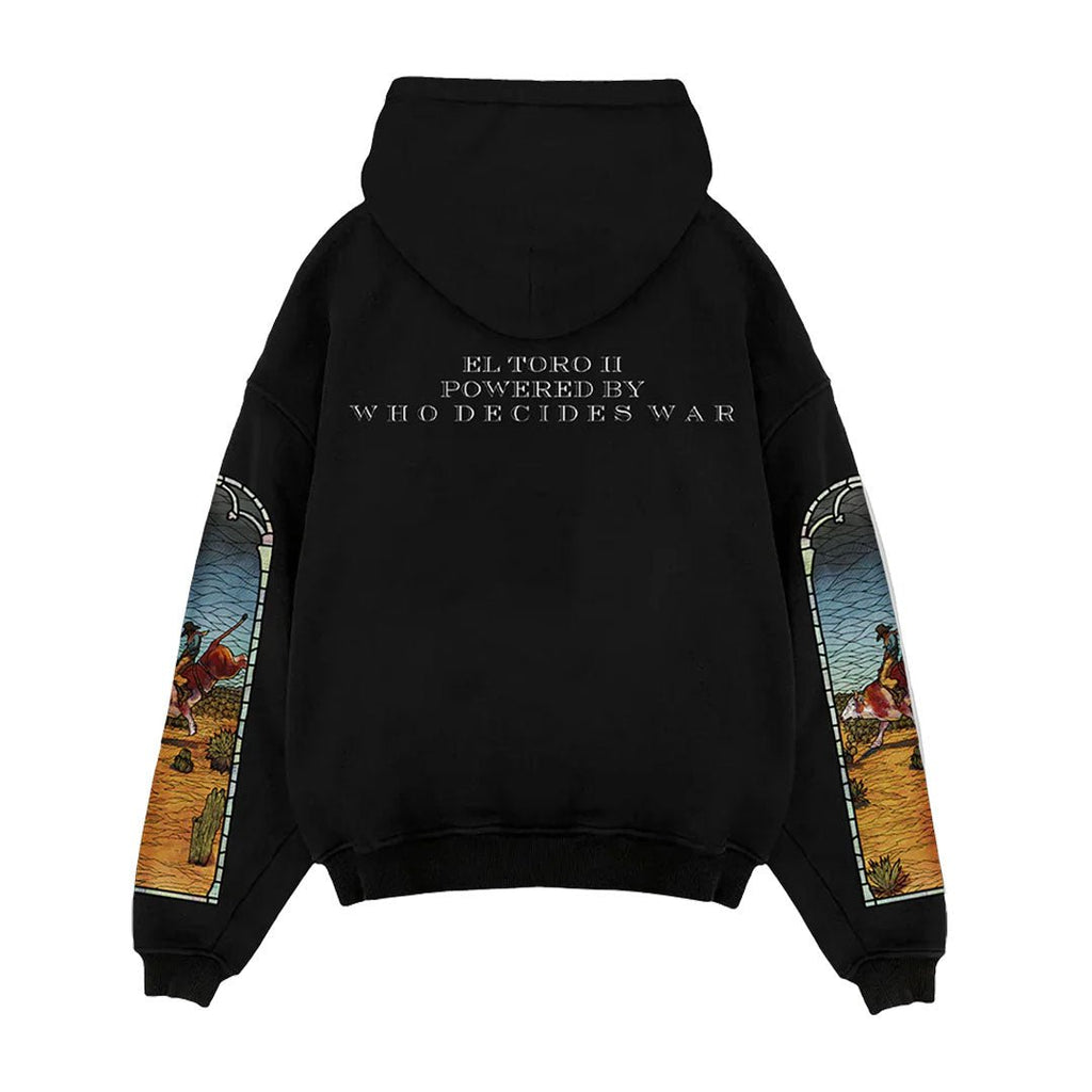Who Decides War x EST Gee Stained Glass Hoodie Black by Who Decides War - NWAHYPE No.1 for streetwear Hoodies in USA